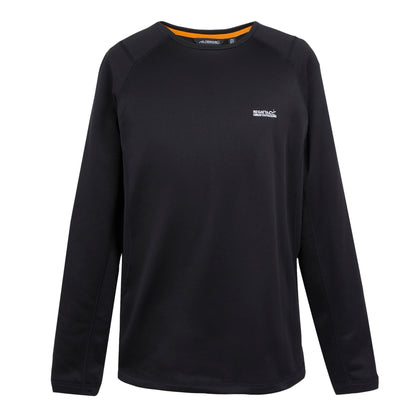 Black - Side - Regatta Mens Thermal Base Layer Set