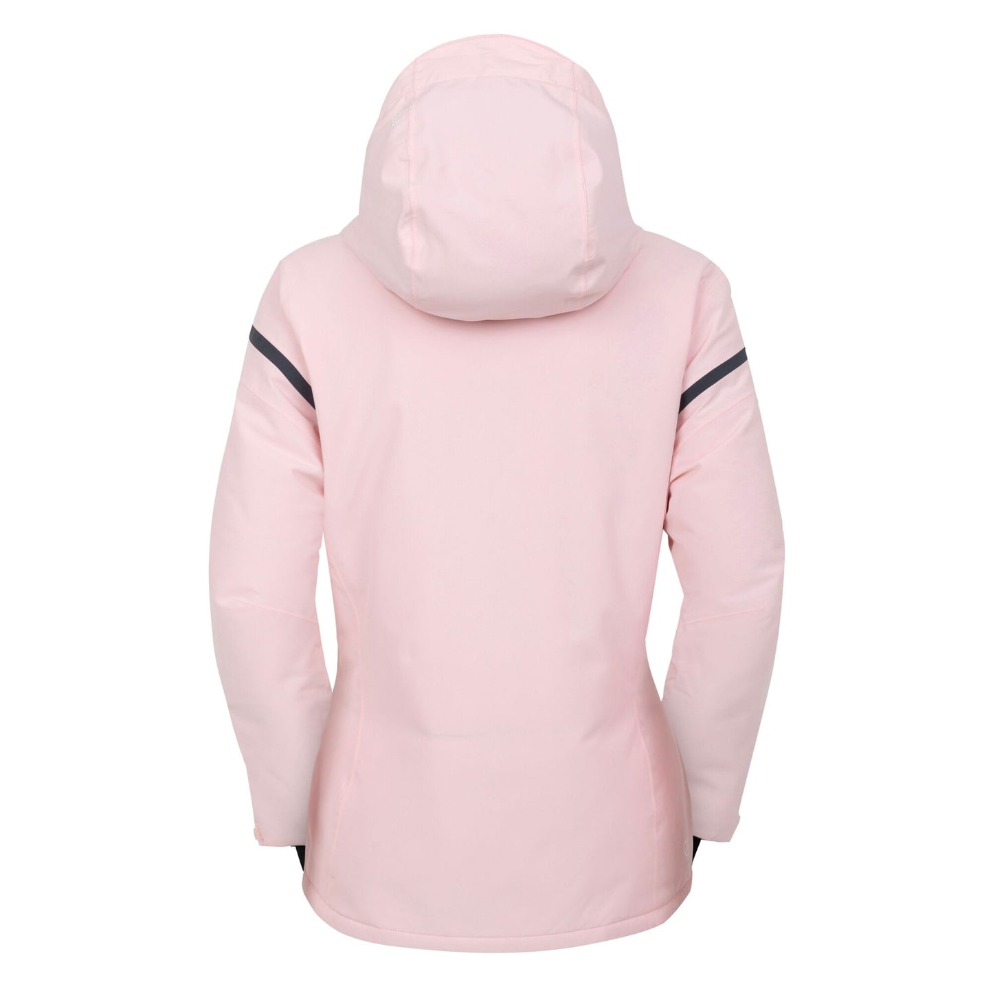 Crystal Rose-Ebony Grey - Back - Dare 2B Womens-Ladies Flurry Ski Jacket