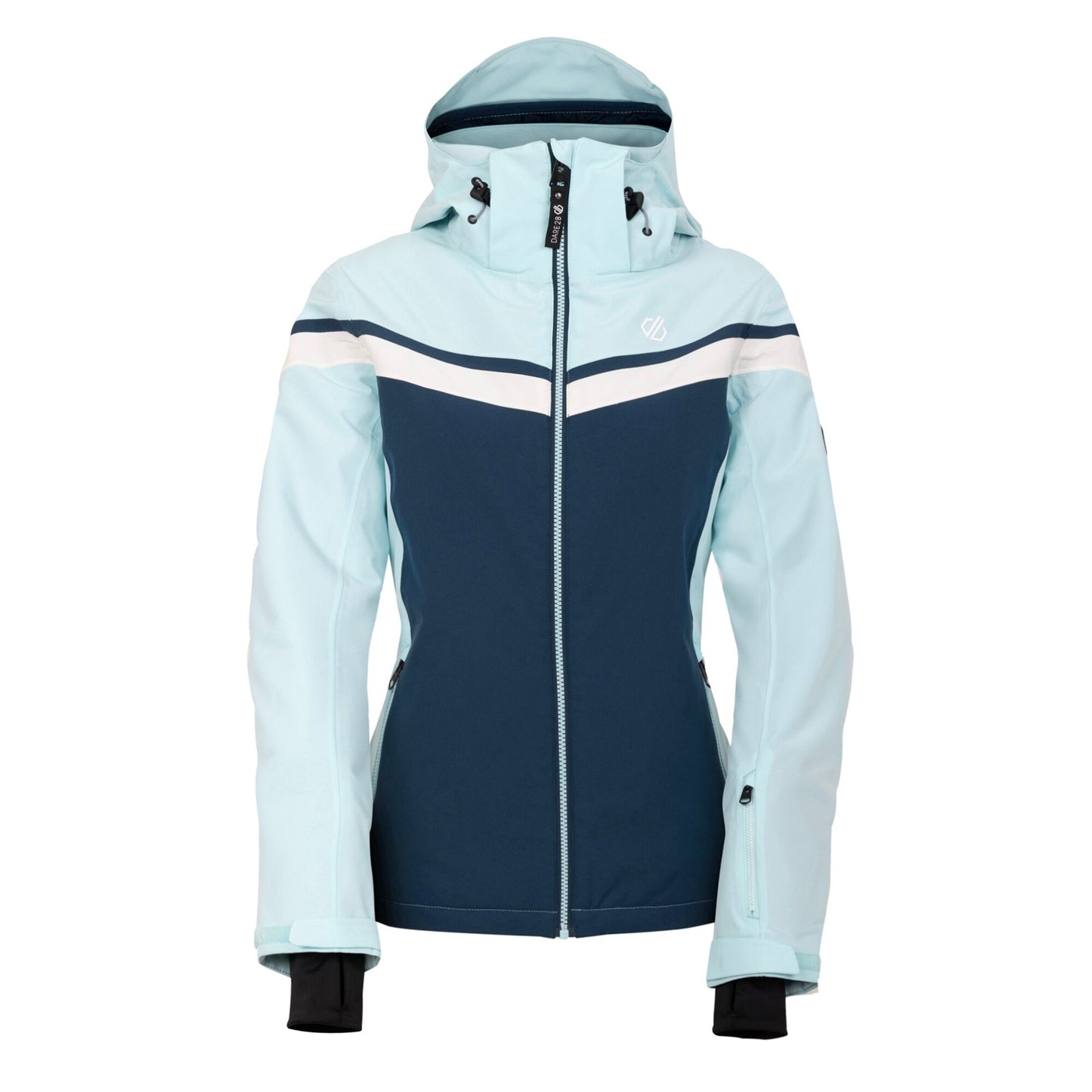 Water Ballet-Moonlight Denim - Front - Dare 2B Womens-Ladies Flurry Ski Jacket