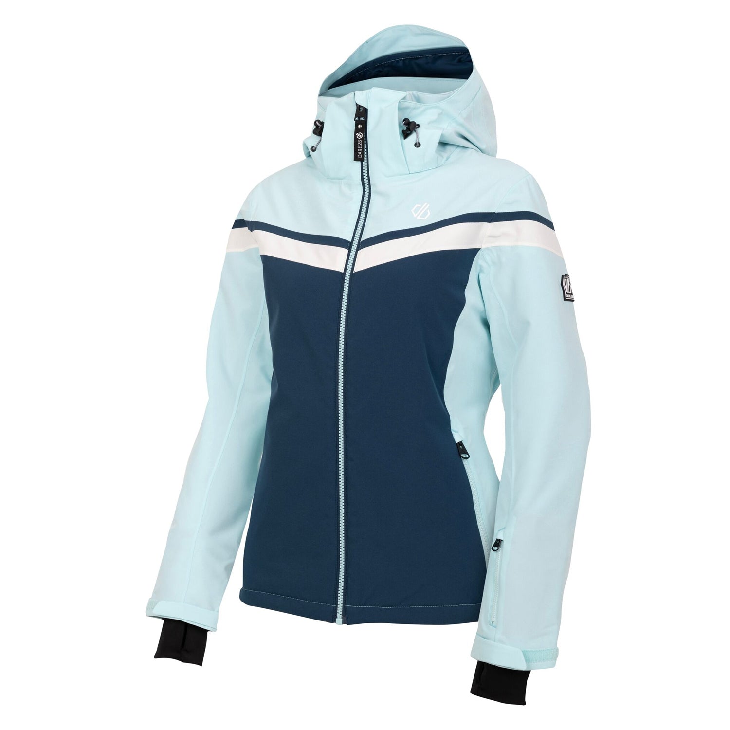 Water Ballet-Moonlight Denim - Side - Dare 2B Womens-Ladies Flurry Ski Jacket