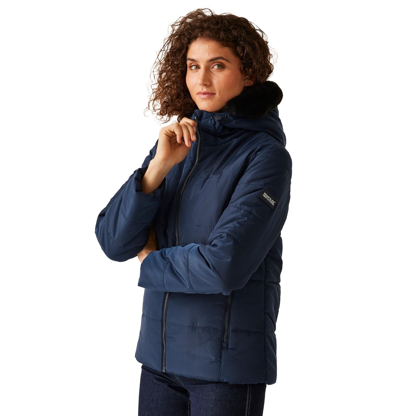 Navy - Lifestyle - Regatta Womens-Ladies Winnie Quilted Jacket