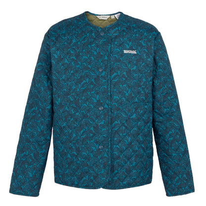Blue - Front - Regatta Womens-Ladies Orla Kiely Birdy Jacket