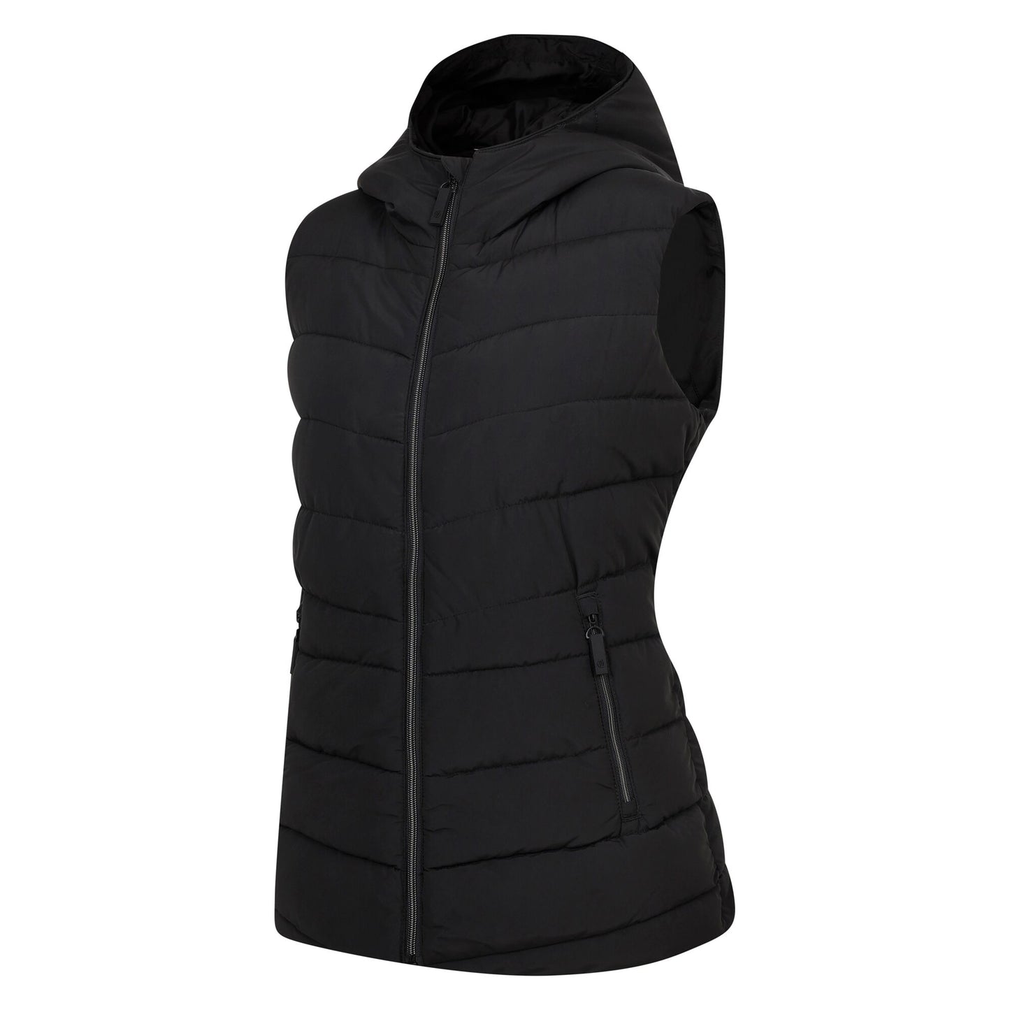 Black - Side - Dare 2B Womens-Ladies Complicate II Baffled Gilet