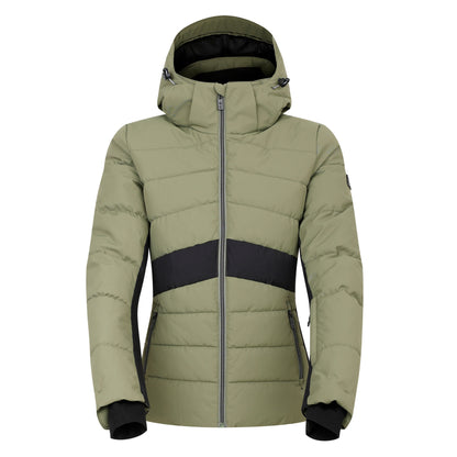 Olivine Green-Black - Front - Dare 2B Womens-Ladies Glacial Ski Jacket