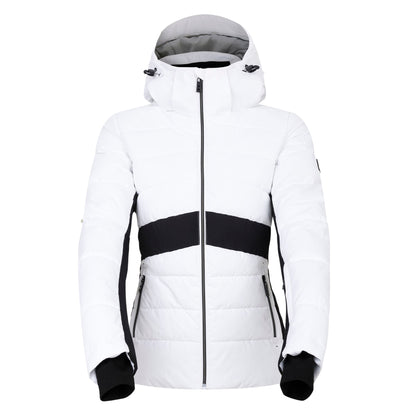White-Black - Front - Dare 2B Womens-Ladies Glacial Ski Jacket