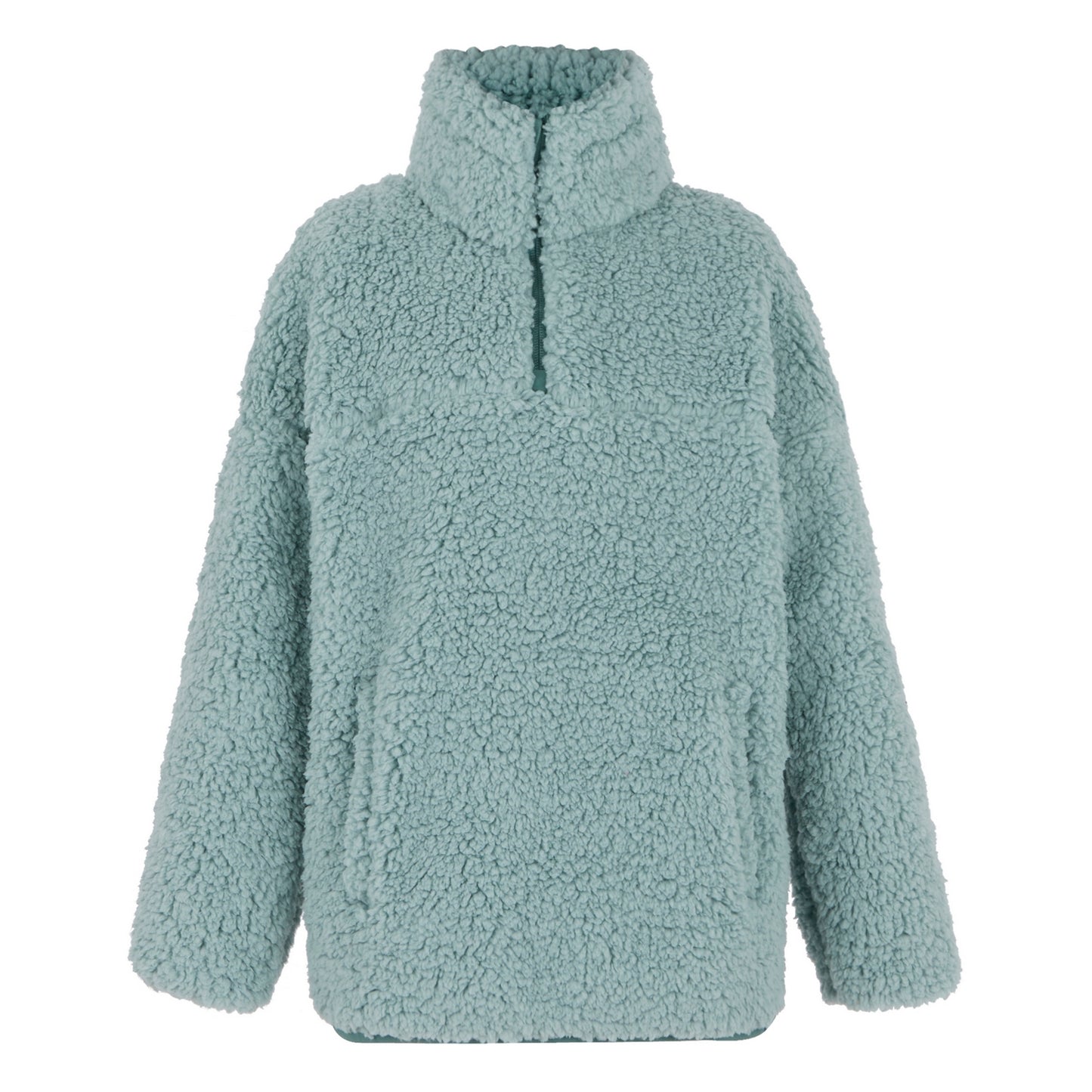 Green Haze - Front - Regatta Childrens-Kids Kaliza Half Zip Fleece Top