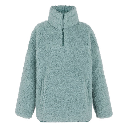 Green Haze - Front - Regatta Childrens-Kids Kaliza Half Zip Fleece Top