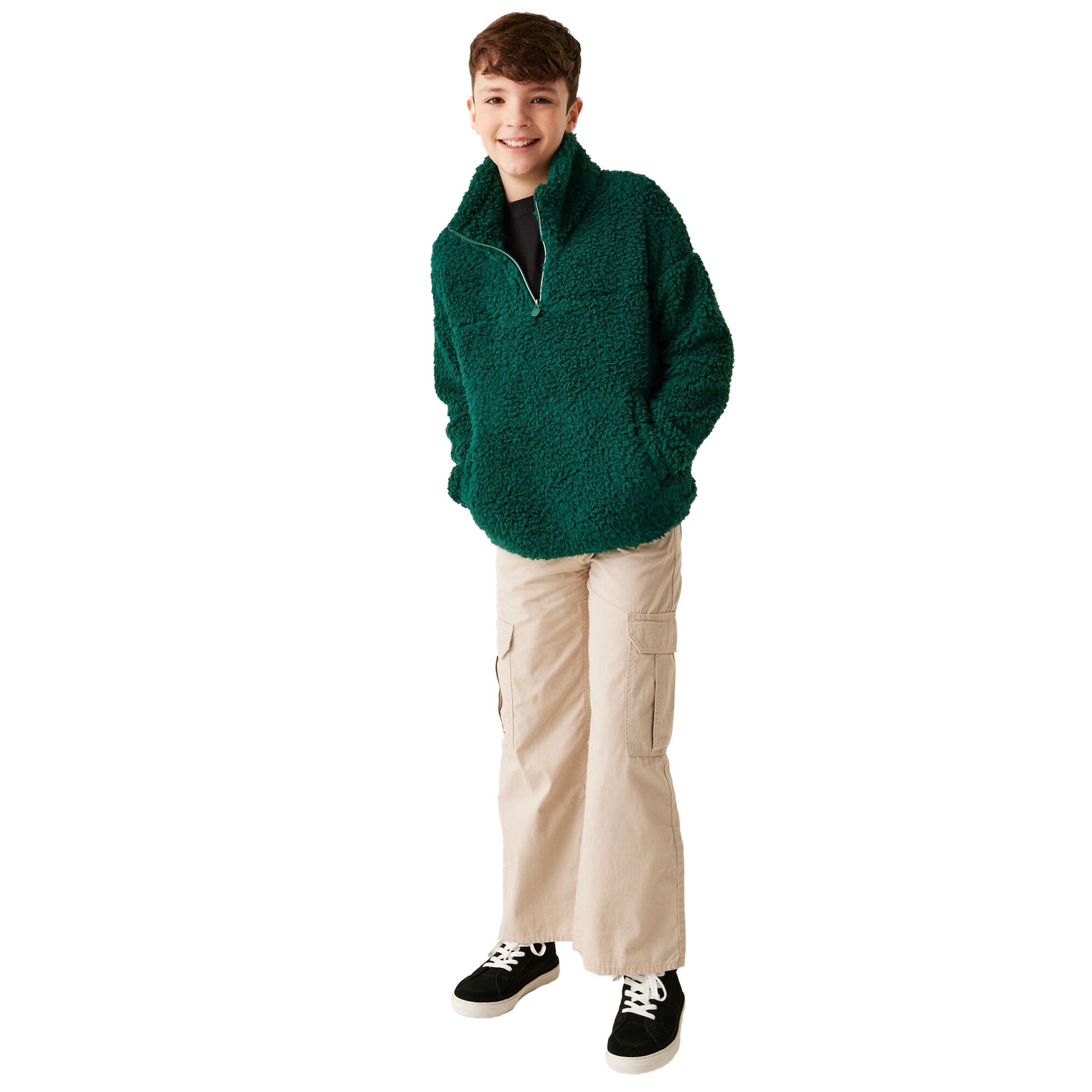 Rainforest - Lifestyle - Regatta Childrens-Kids Kaliza Half Zip Fleece Top