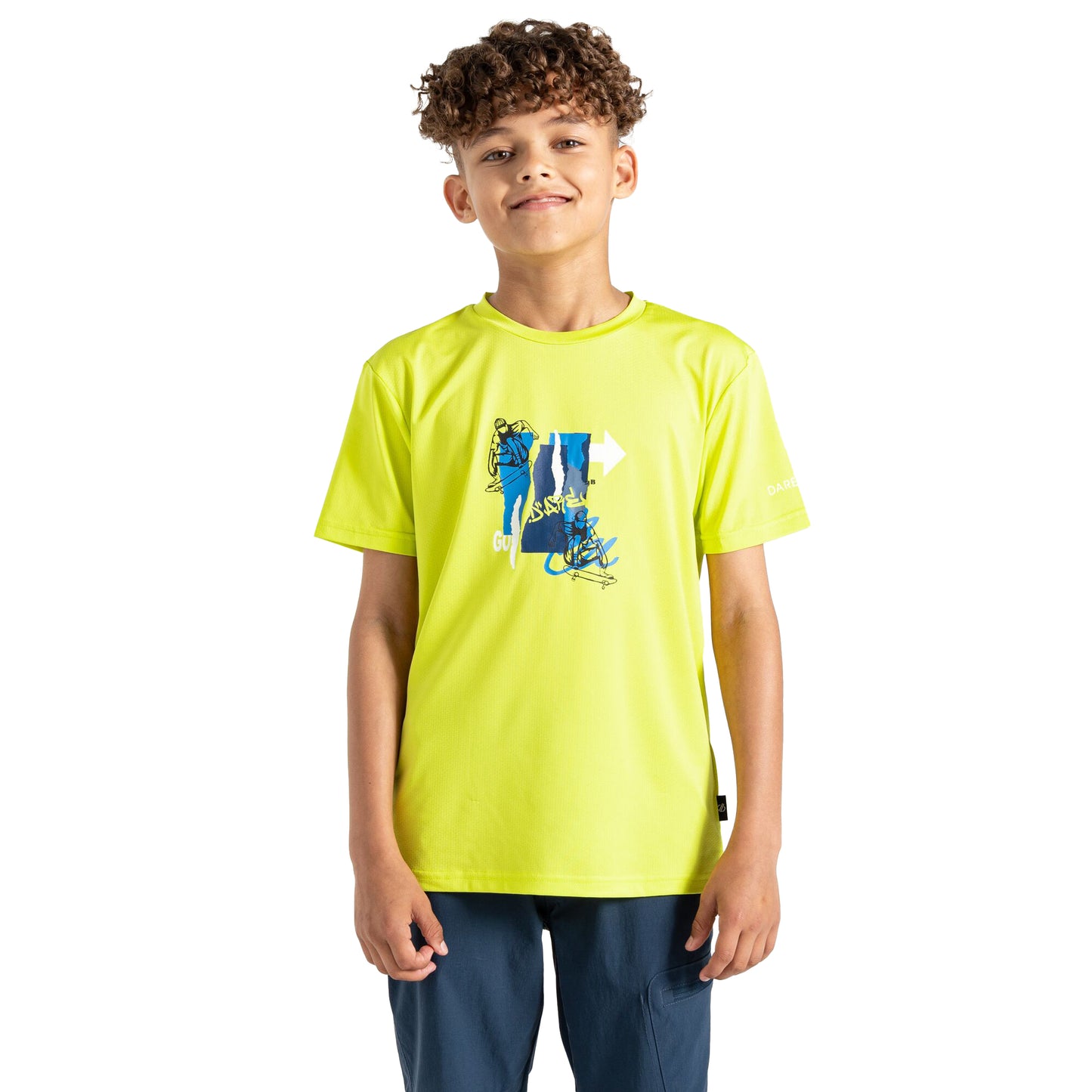 Neon Spring - Lifestyle - Dare 2B Childrens-Kids Amuse II Skateboard T-Shirt