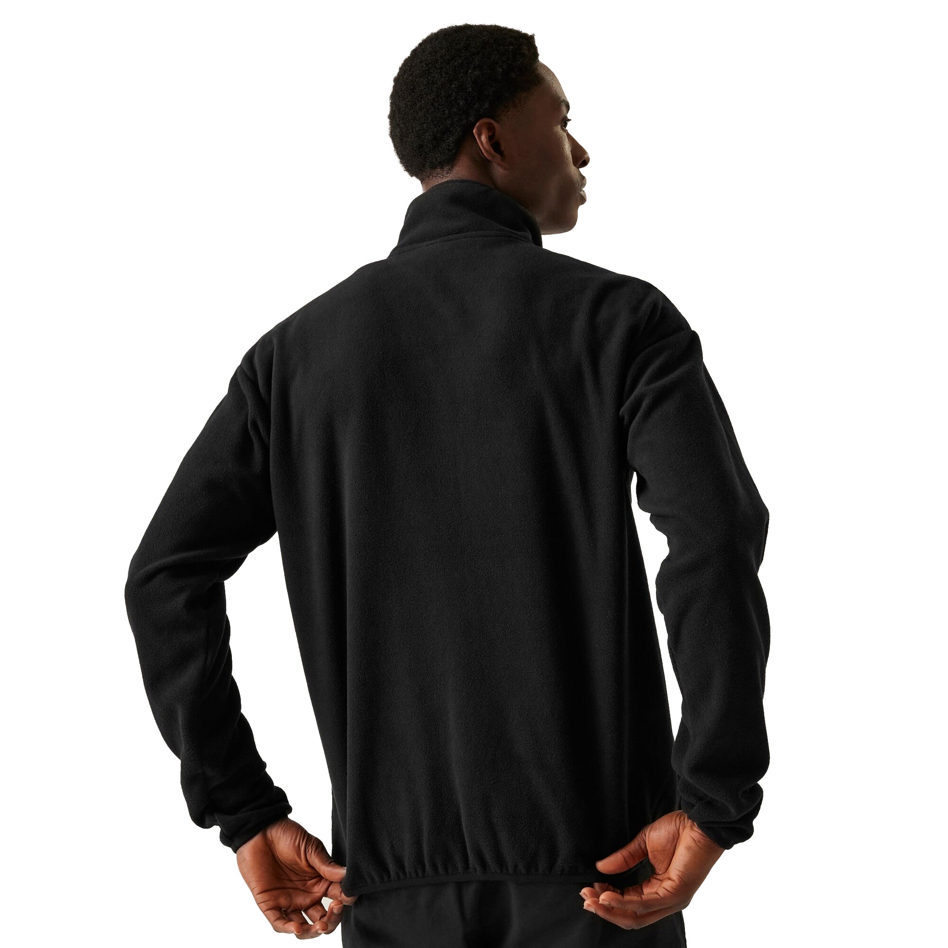 Black - Lifestyle - Regatta Mens Frankie Full Zip Fleece Jacket