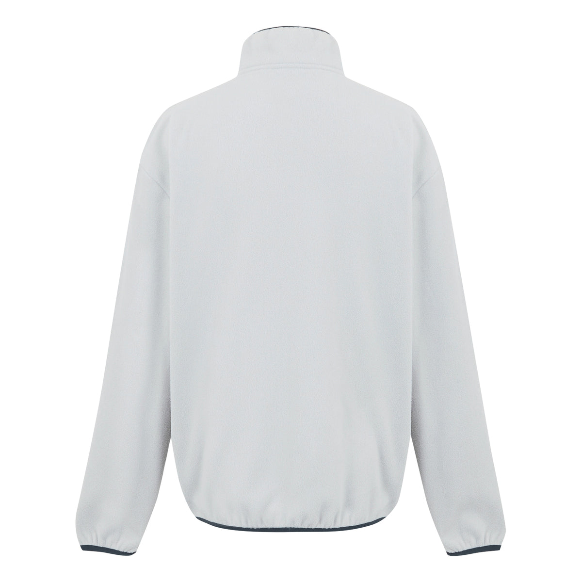 Silver Grey-Navy - Back - Regatta Mens Frankie Full Zip Fleece Jacket