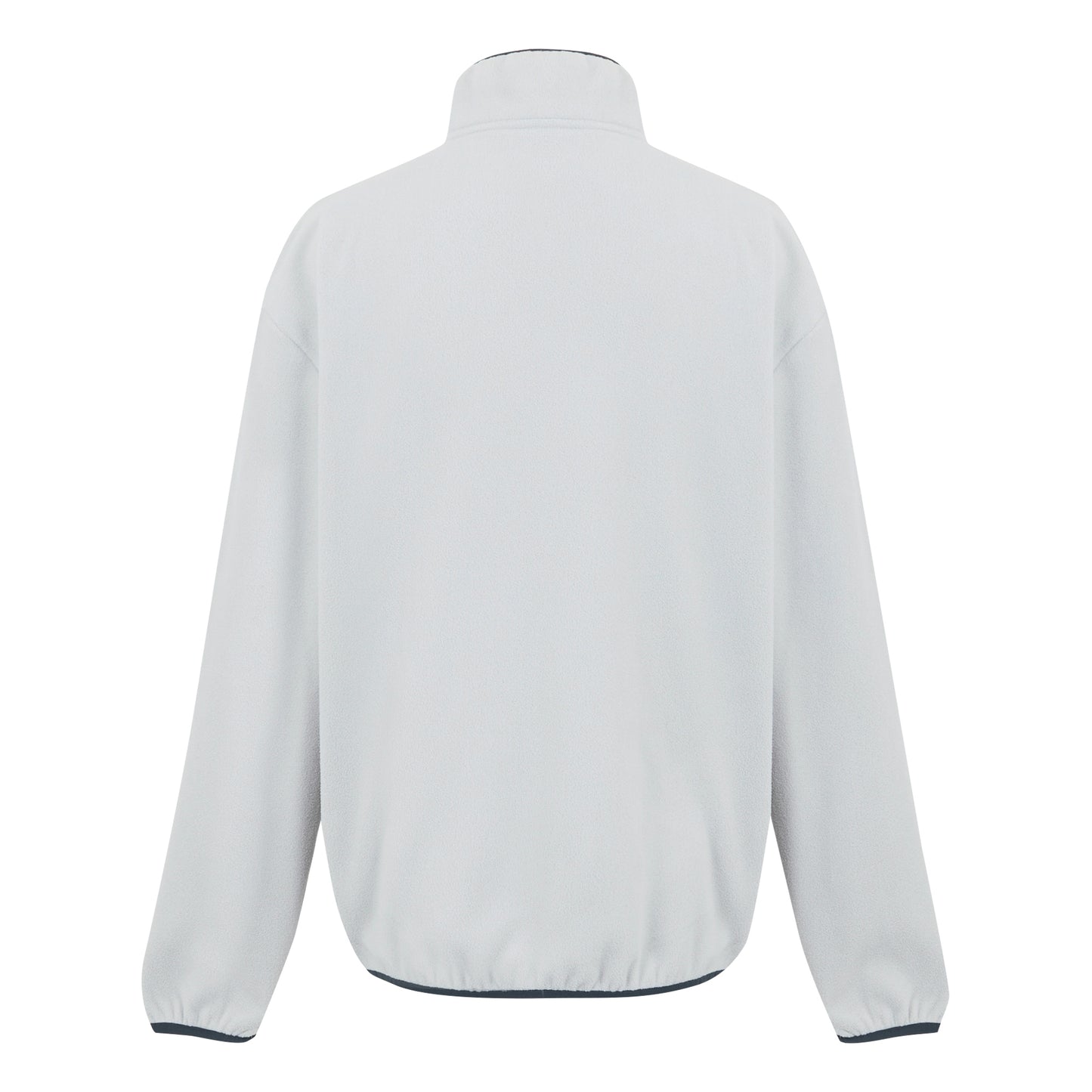 Silver Grey-Navy - Back - Regatta Mens Frankie Full Zip Fleece Jacket