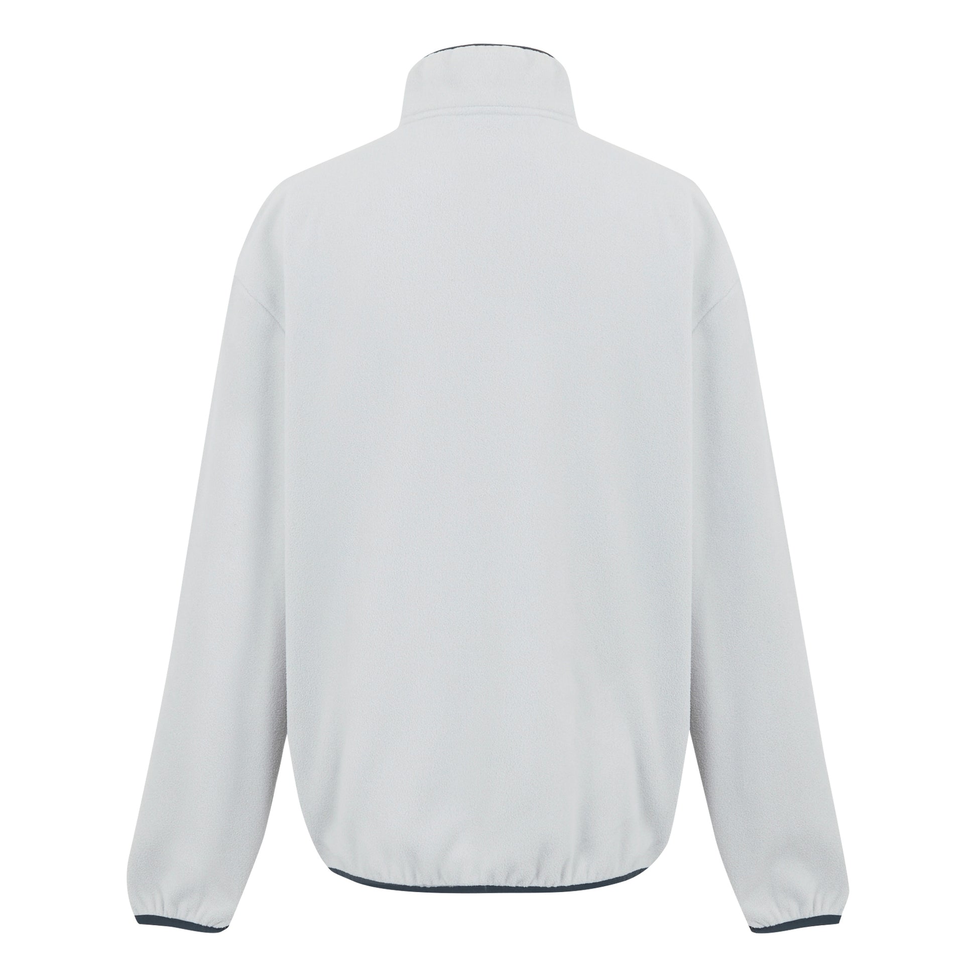 Silver Grey-Navy - Back - Regatta Mens Frankie Full Zip Fleece Jacket