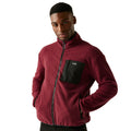 Dark Maroon - Lifestyle - Regatta Mens Frankie Full Zip Fleece Jacket