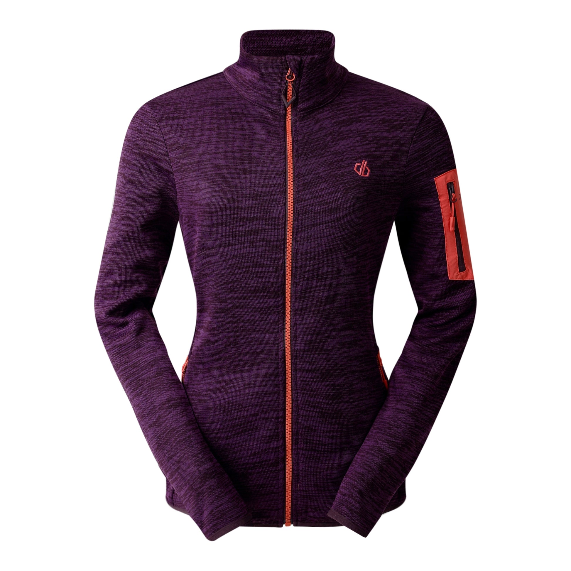 Deep Plum-Lilac - Lifestyle - Dare 2B Womens-Ladies Torrek Fleece Top