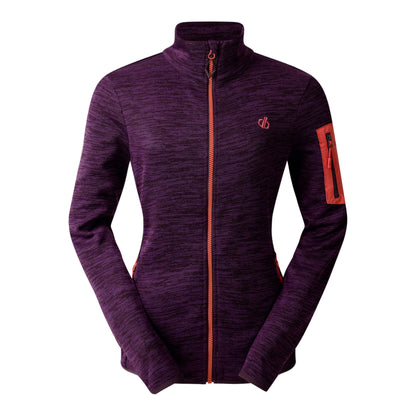 Deep Plum-Lilac - Lifestyle - Dare 2B Womens-Ladies Torrek Fleece Top