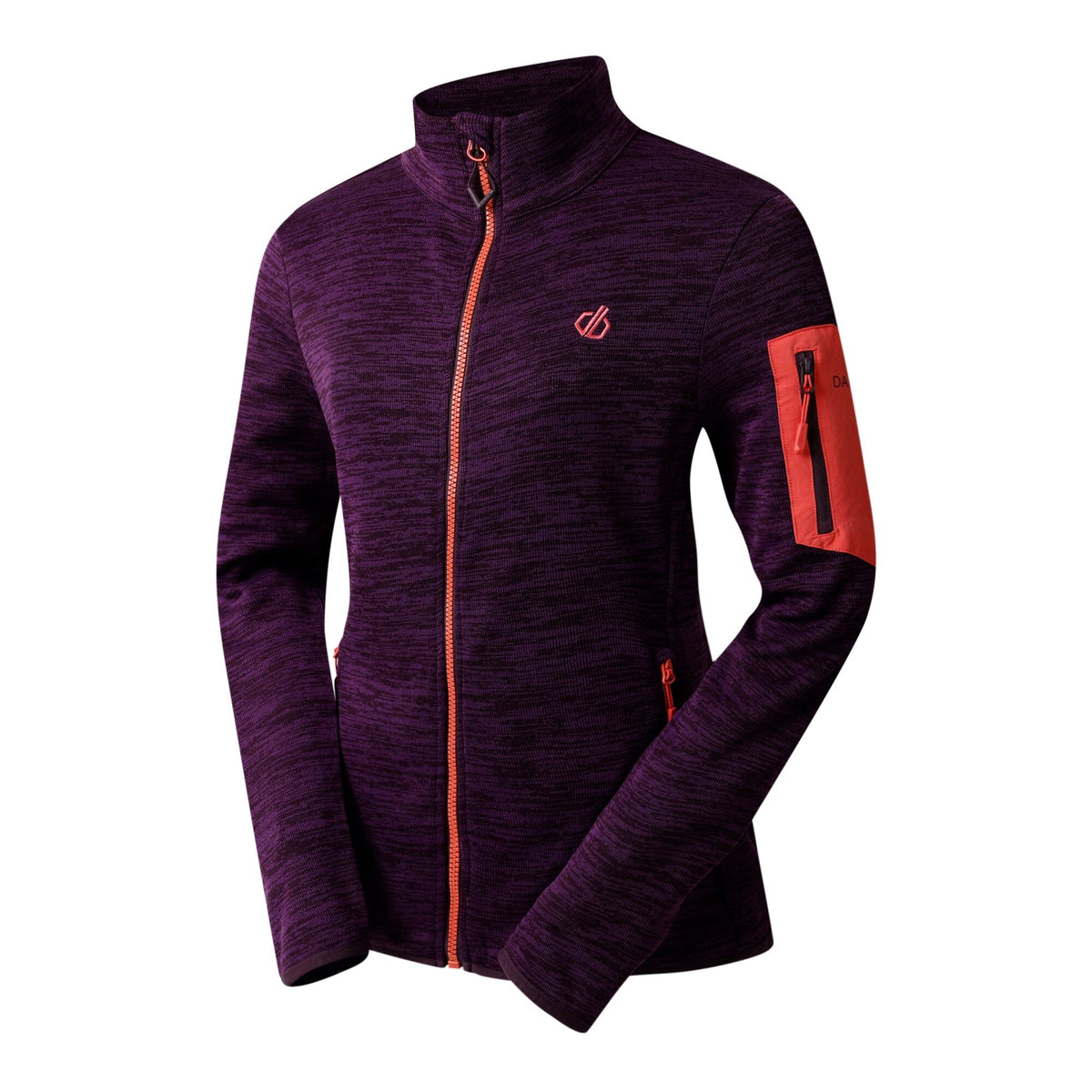 Deep Plum-Lilac - Pack Shot - Dare 2B Womens-Ladies Torrek Fleece Top