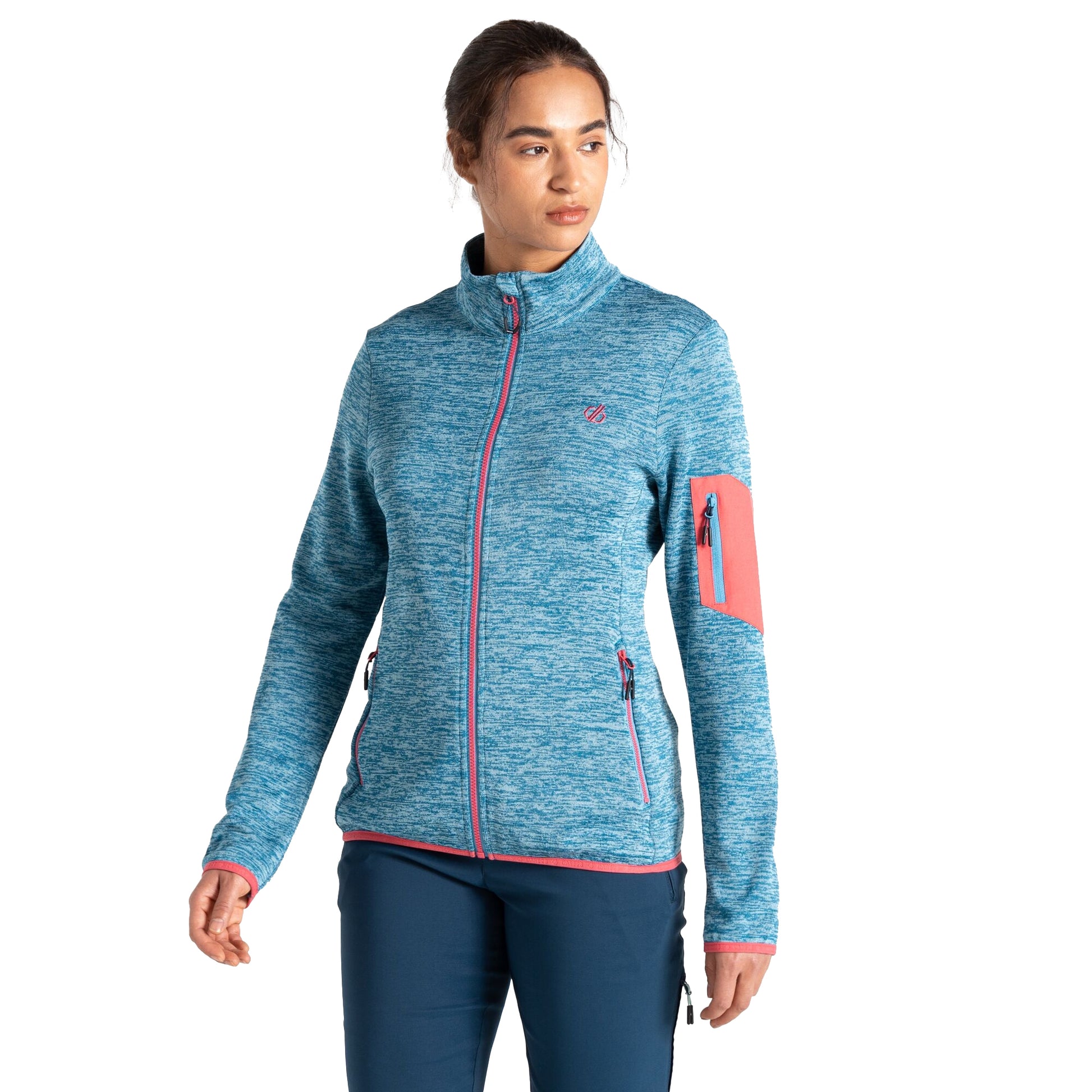 Niagara Blue - Lifestyle - Dare 2B Womens-Ladies Torrek Fleece Top
