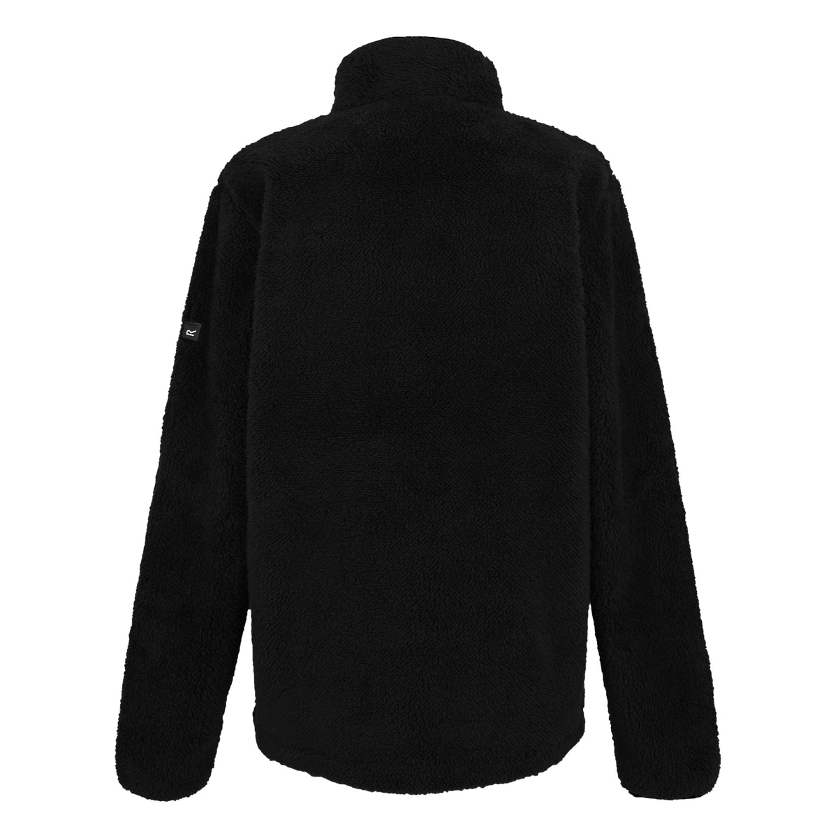 Black - Back - Regatta Mens Midoor Fluffy Fleece Jacket