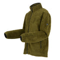 Nephrite Green - Side - Regatta Mens Midoor Fluffy Fleece Jacket