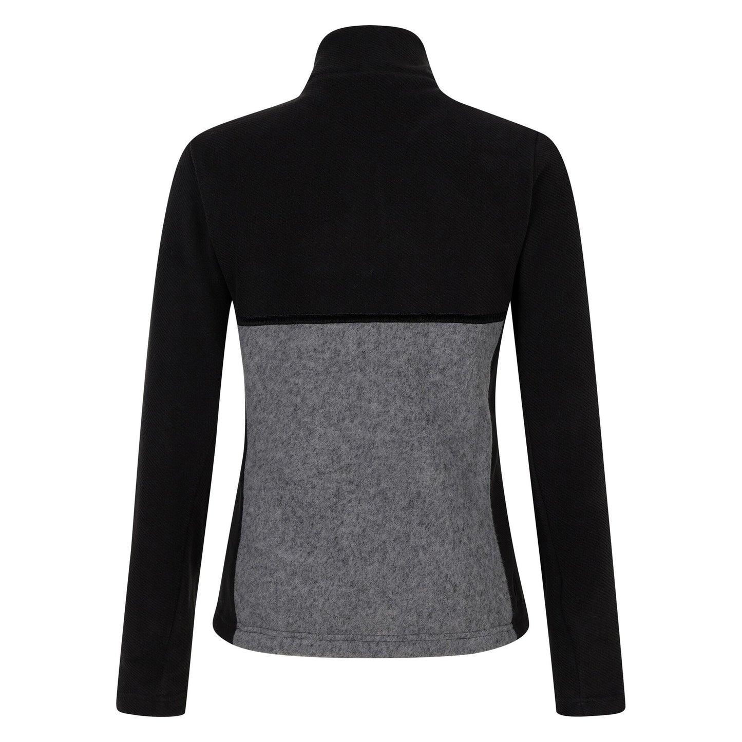 Black-Charcoal Grey Marl - Back - Dare 2B Womens-Ladies Thriving Fleece Jacket