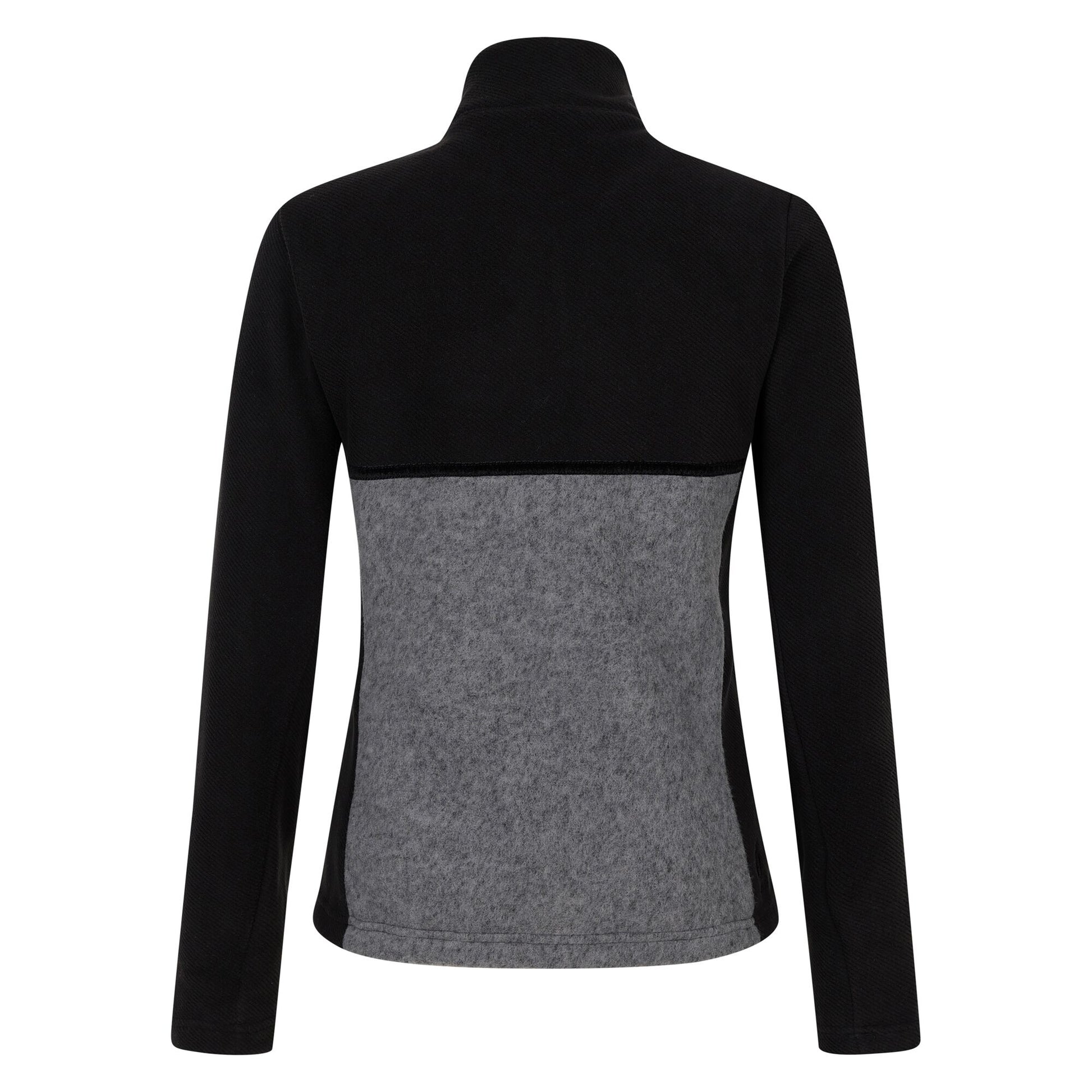 Black-Charcoal Grey Marl - Back - Dare 2B Womens-Ladies Thriving Fleece Jacket