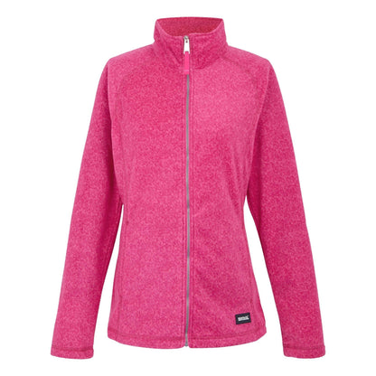 Pink Fusion Marl - Front - Dare 2B Womens-Ladies Mayse Full Zip Fleece Jacket