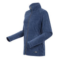 Navy Marl - Side - Dare 2B Womens-Ladies Mayse Full Zip Fleece Jacket
