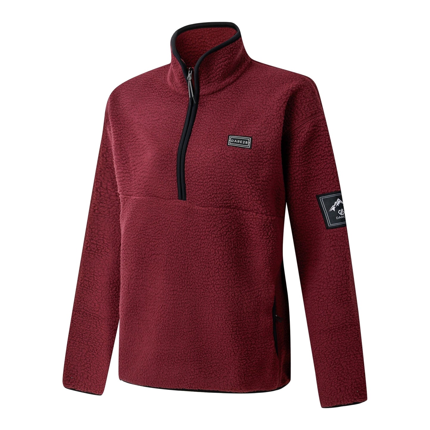 Fig - Side - Dare 2B Womens-Ladies Slide Out Fleece Top