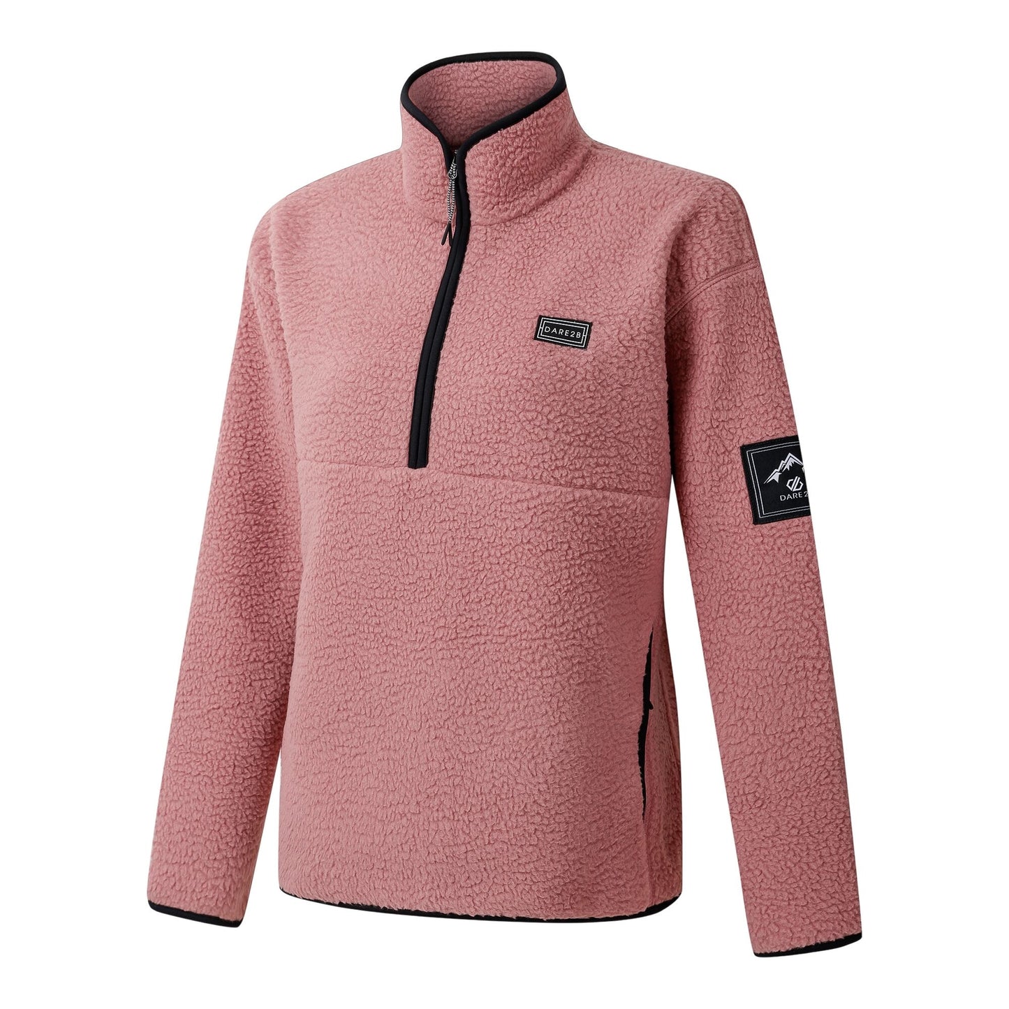 Lilas - Side - Dare 2B Womens-Ladies Slide Out Fleece Top
