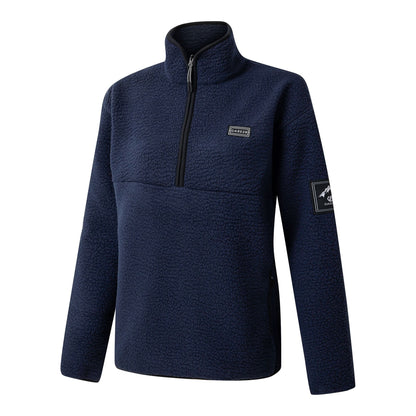 Navy - Side - Dare 2B Womens-Ladies Slide Out Fleece Top