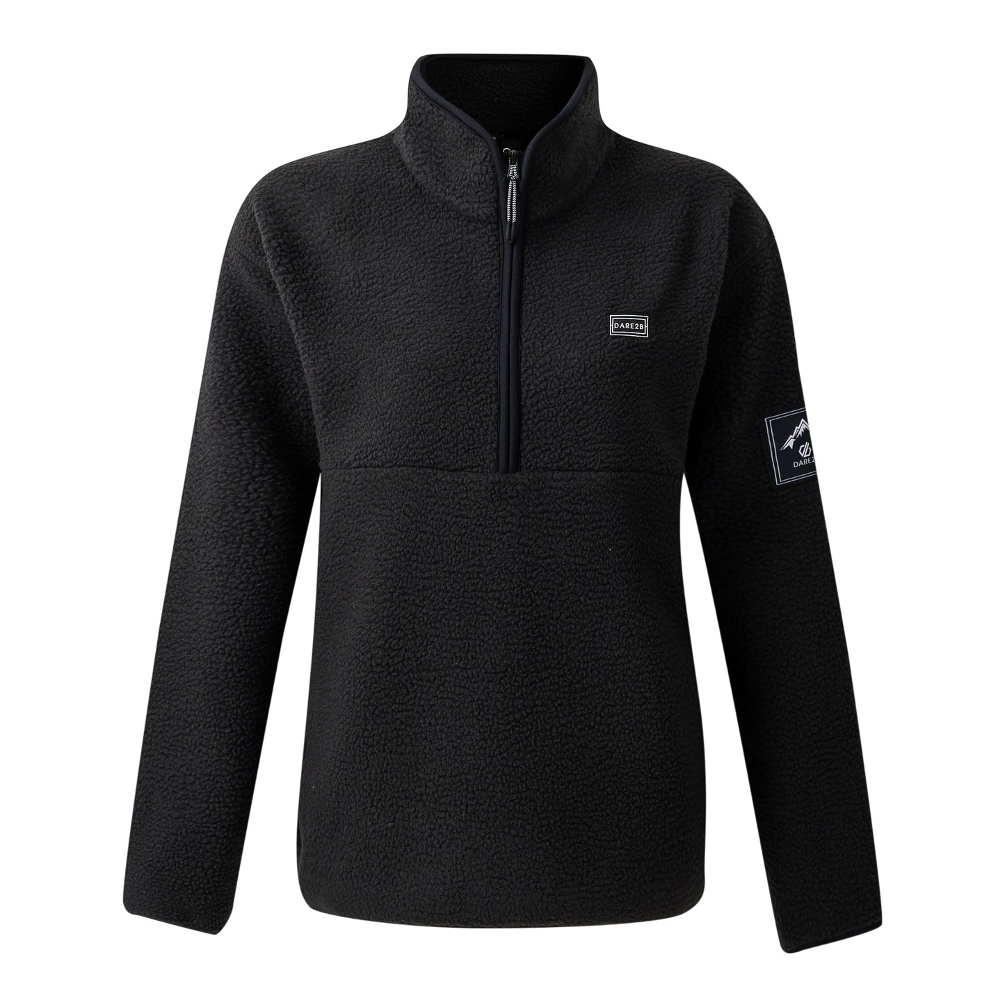 Black - Front - Dare 2B Womens-Ladies Slide Out Fleece Top
