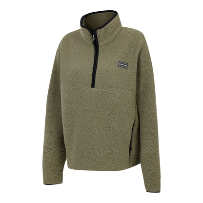 Olivine Green - Side - Dare 2B Womens-Ladies Slide Out Fleece Top