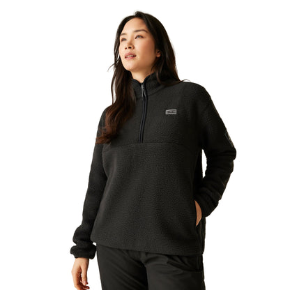 Black - Lifestyle - Dare 2B Womens-Ladies Slide Out Fleece Top
