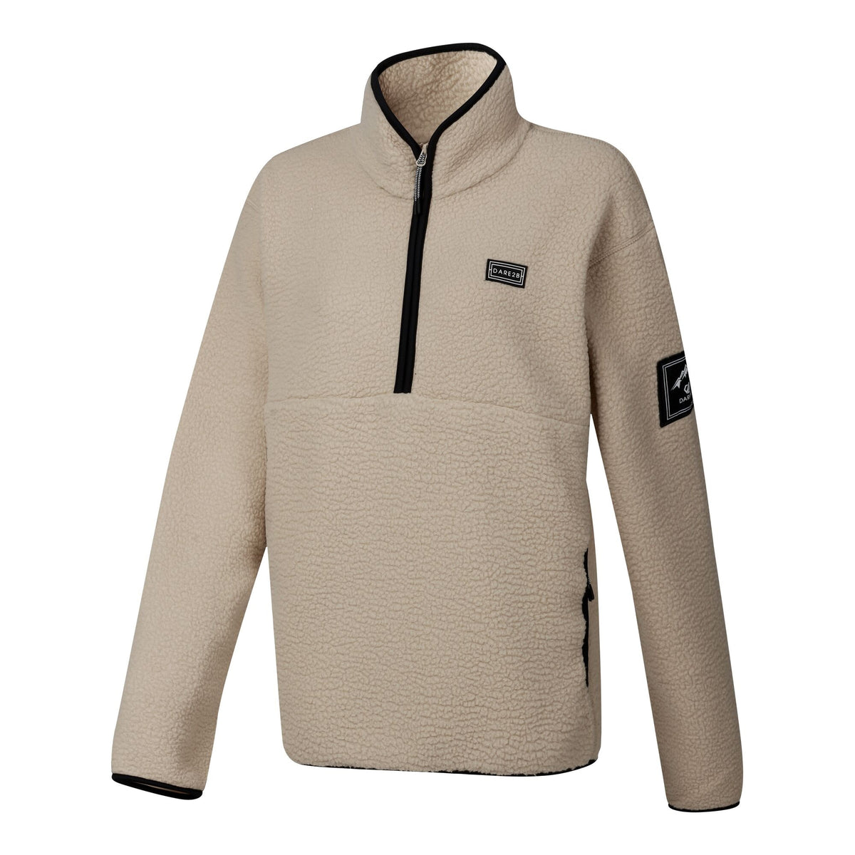 White Pepper - Side - Dare 2B Womens-Ladies Slide Out Fleece Top