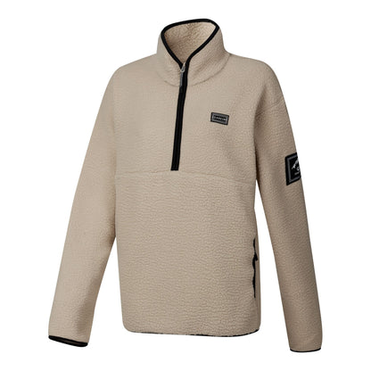 White Pepper - Side - Dare 2B Womens-Ladies Slide Out Fleece Top