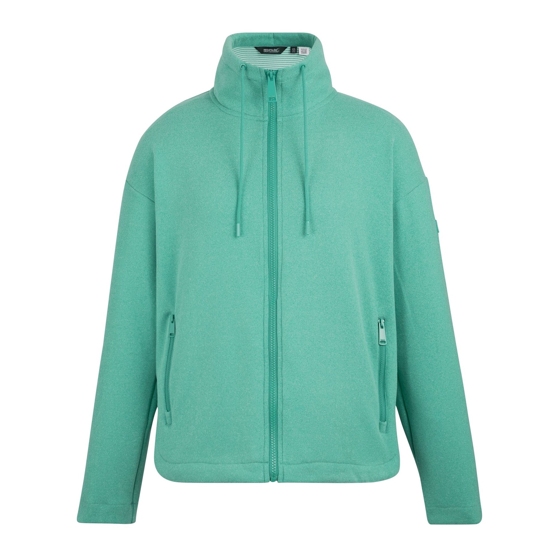Ivy Moss - Front - Regatta Womens-Ladies Ashlynn Knitted Fleece Jacket