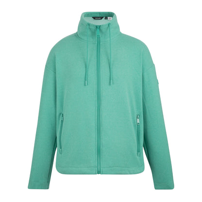 Ivy Moss - Front - Regatta Womens-Ladies Ashlynn Knitted Fleece Jacket