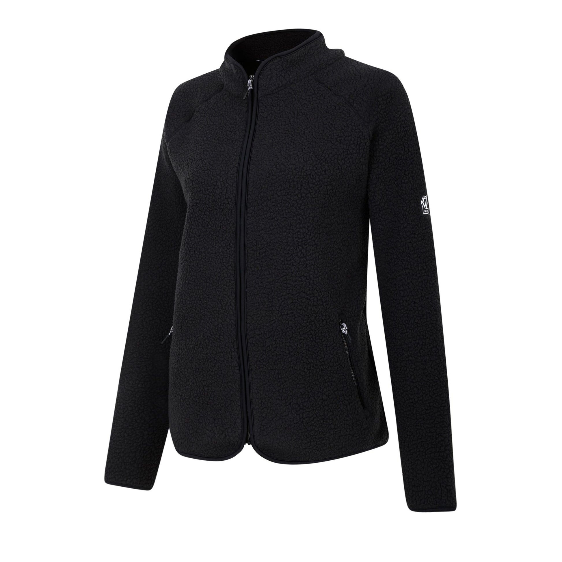Black - Side - Dare 2B Womens-Ladies Excursion Fleece Jacket