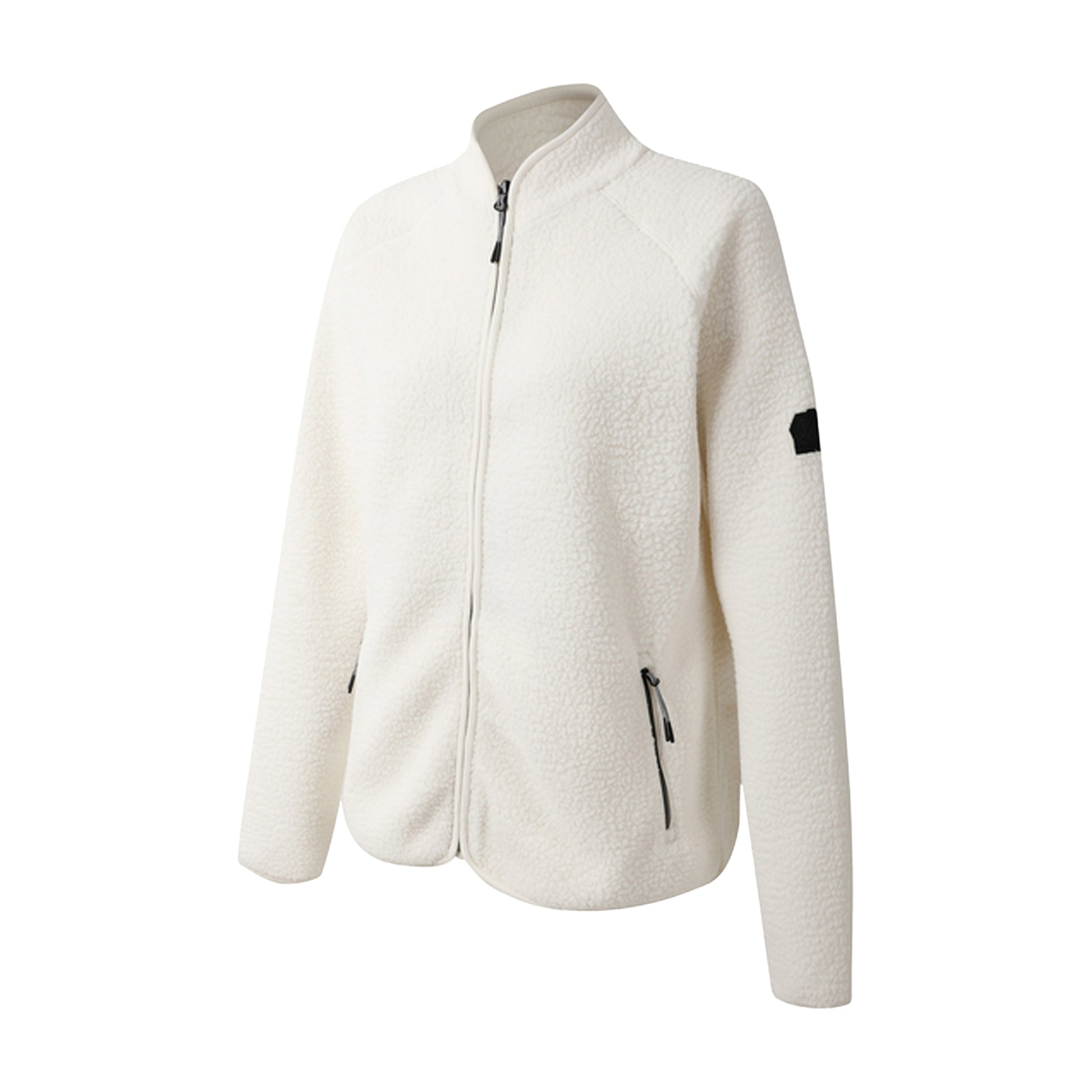 Egret - Side - Dare 2B Womens-Ladies Excursion Fleece Jacket