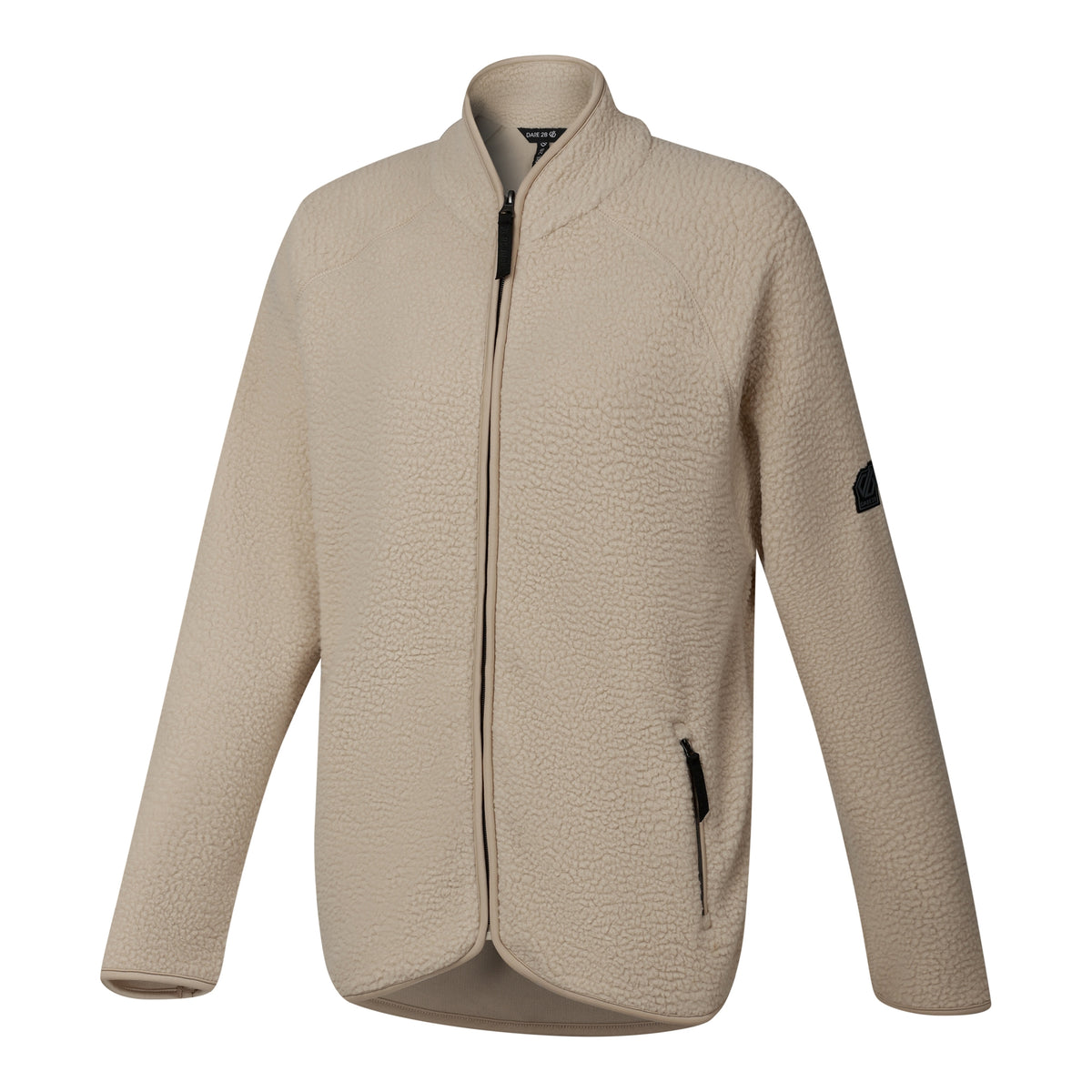 White Pepper - Side - Dare 2B Womens-Ladies Excursion Fleece Jacket