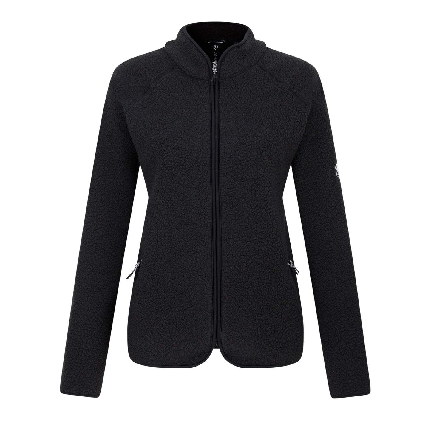 Black - Front - Dare 2B Womens-Ladies Excursion Fleece Jacket
