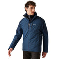 Moonlight Denim-Navy - Side - Regatta Mens Calderdale II Winter Waterproof Jacket