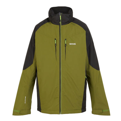 Nephrite Green-Black - Front - Regatta Mens Calderdale II Winter Waterproof Jacket