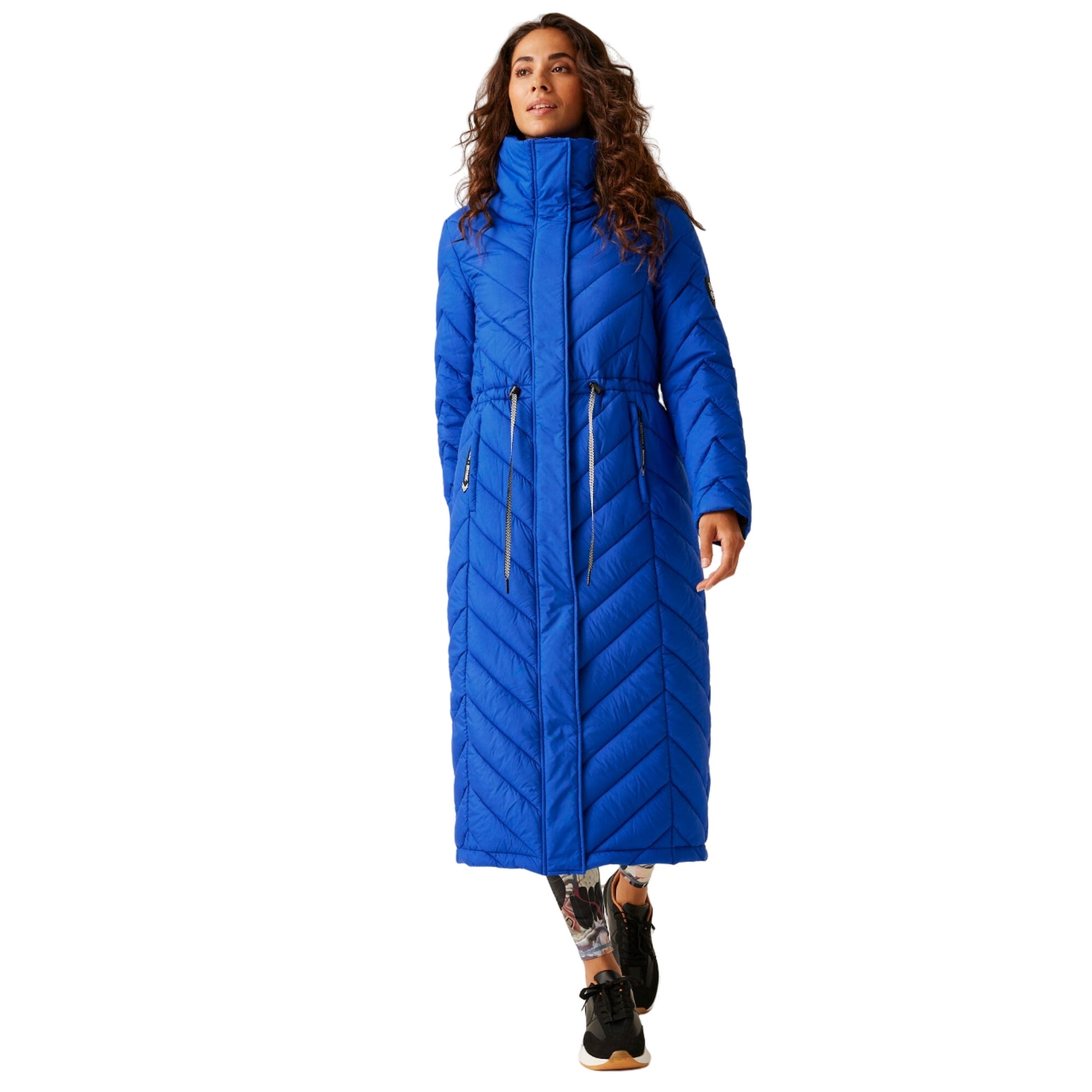 Brightest Blue - Side - Regatta Womens-Ladies Caylus Christian Lacroix Waterproof Padded Jacket