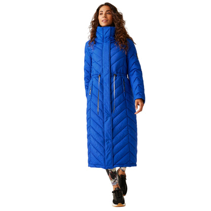 Brightest Blue - Side - Regatta Womens-Ladies Caylus Christian Lacroix Waterproof Padded Jacket