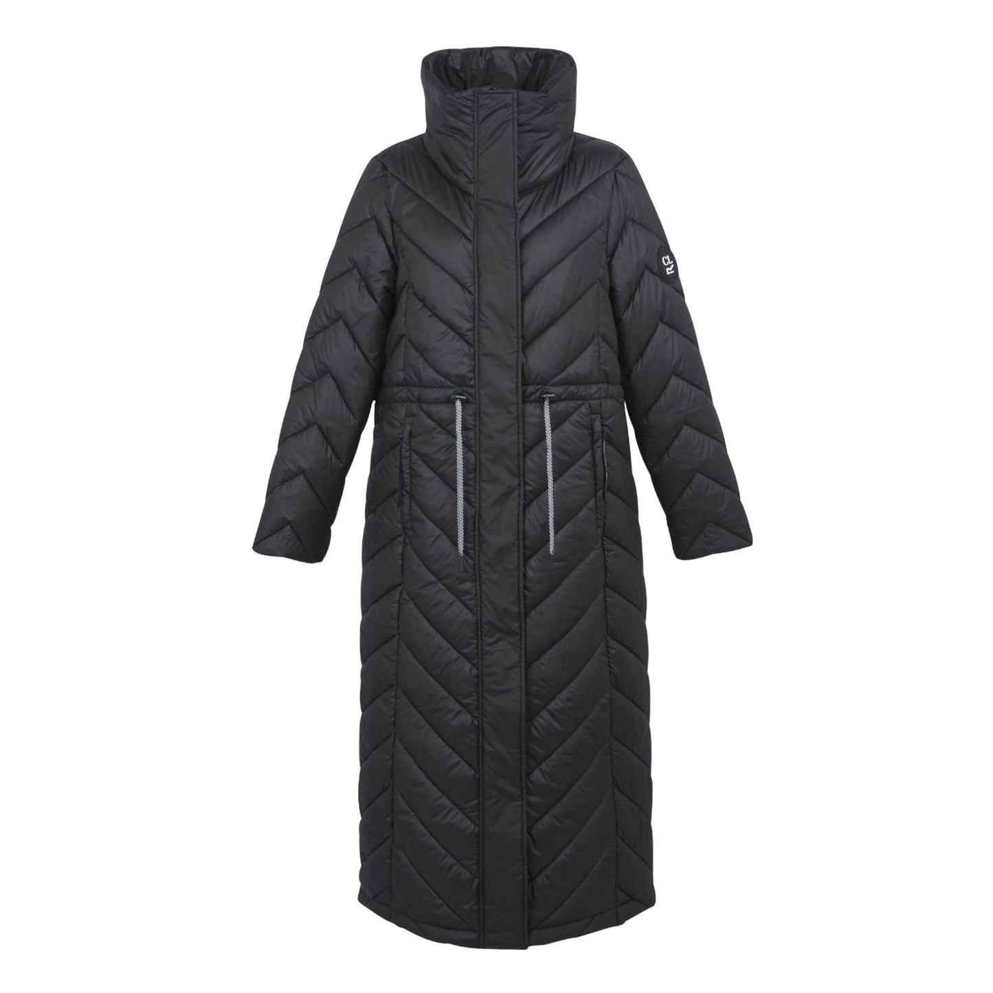 Black - Front - Regatta Womens-Ladies Caylus Christian Lacroix Waterproof Padded Jacket
