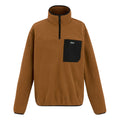 Glazed Ginger - Front - Regatta Mens Frankie Half Zip Fleece Top