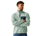 Glacier-Navy - Lifestyle - Regatta Mens Frankie Half Zip Fleece Top