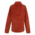 Red Ochre - Back - Regatta Womens-Ladies Heidy Fluffy Full Zip Fleece Jacket